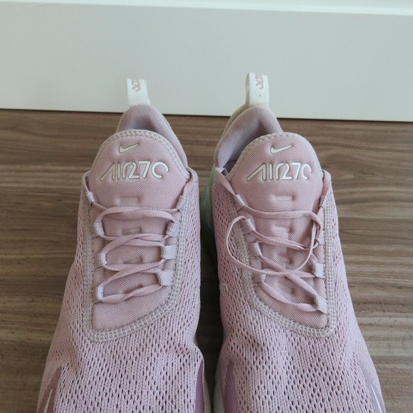 NIKE Air Max 270 Plum Chalk Summit White Elemental Rose Sneakers - Size US 10 - Picture 4 of 16